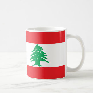 Der Libanon-Flaggen-Tasse Kaffeetasse