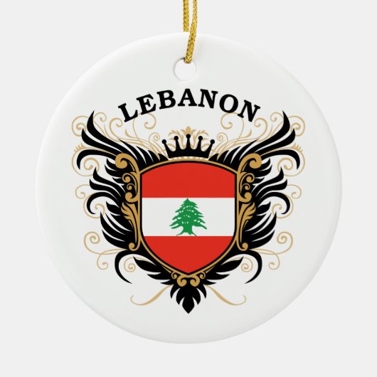 Der Libanon Keramik Ornament (Vorne)