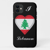 Der Libanon-Libaneseflagge Case-Mate iPhone Hülle (Rückseite)