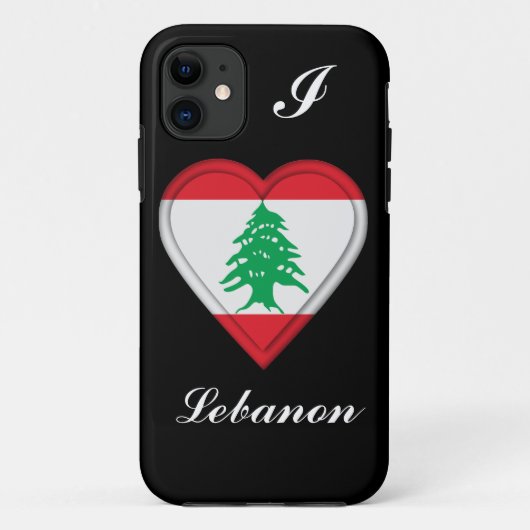 Der Libanon-Libaneseflagge Case-Mate iPhone Hülle (Rückseite)