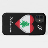 Der Libanon-Libaneseflagge Case-Mate iPhone Hülle (Rückseite (Horizontal))