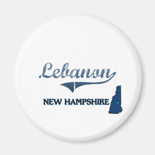 Der Libanon-New Hampshire-Stadt-Klassiker Magnet