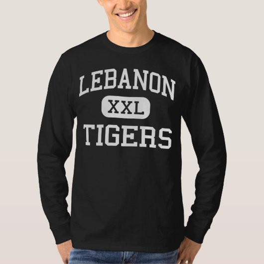 Der Libanon - Tiger - Highschool - der Libanon T-Shirt (Vorderseite)