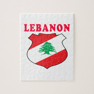 Der Libanon-Wappen Entwürfe Puzzle