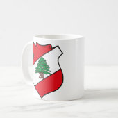 Der Libanon-Wappen Tasse (Vorderseite Links)
