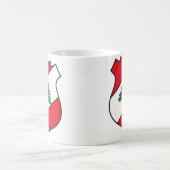 Der Libanon-Wappen Tasse (Mittel)