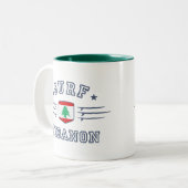 Der Libanon Zweifarbige Tasse (Vorderseite Links)