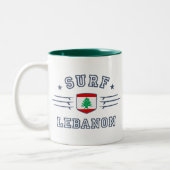Der Libanon Zweifarbige Tasse (Links)