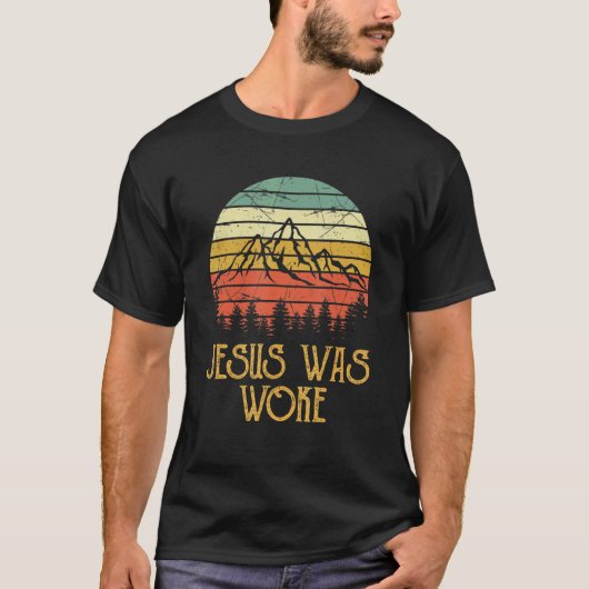 Der liberaldemokratische Jesus wurde Christlich Ge T-Shirt (Vorderseite)