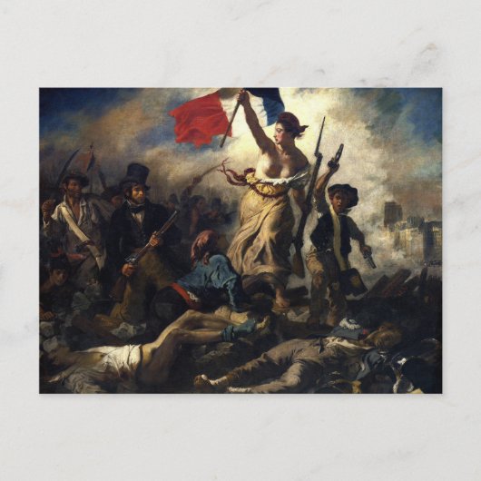 Der liberté guidé le peuple postkarte (Vorderseite)