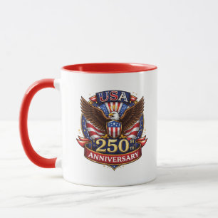 Der Liberty Eagle 250th Gala Becher Tasse