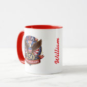 Der Liberty Eagle 250th Gala Becher Tasse (Vorderseite Links)