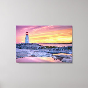 Der Lichtschalter Peggy's Cove Leinwanddruck