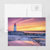 Der Lichtschalter | Peggy's Cove Postkarte (Vorne/Hinten)