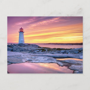 Der Lichtschalter Peggy's Cove Postkarte
