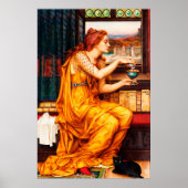 Der Liebe-Beitrag von Evelyn de Morgan Poster (Vorne)