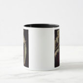 Der Liebe-Buchstabe, eine Dame mit ihrem Mädchen Tasse (Zentrum)