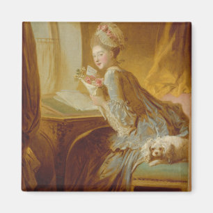 Der Liebe-Buchstabe - Jean-Honoré Fragonard Magnet