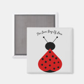 Der Liebe Bug der Liebe Magnet (Vorderseite/Rückseite)