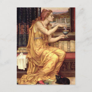 Der Liebe-Potion von Pre-Raphaelite Evelyn de Morg Postkarte