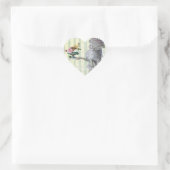 Der Liebesbrief Herz-Aufkleber (Tasche)
