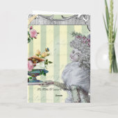 Der Liebesbrief Karte (Rückseite)