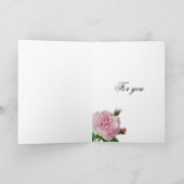 Der Liebesbrief Karte (Innenseite)