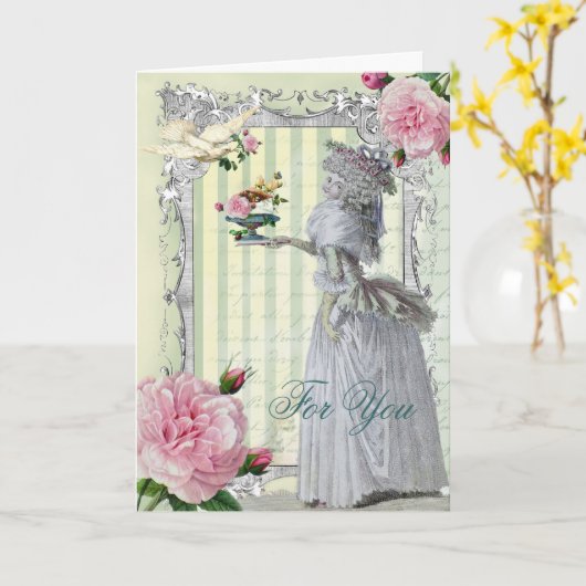 Der Liebesbrief Karte (Gelbe Blume)