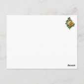 Der Liebesbrief Postkarte (Rückseite)