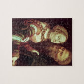 Der liebeskranke alte Mann, 1553 (Öl auf Platte) Puzzle (Horizontal)