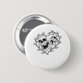 Der Liebhaber, bis der Tod uns scheidet Button (Vorne & Hinten)