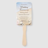 Der Liebhaber des Hochzeitsprogramms für tropische Fächer (Vorderseite)