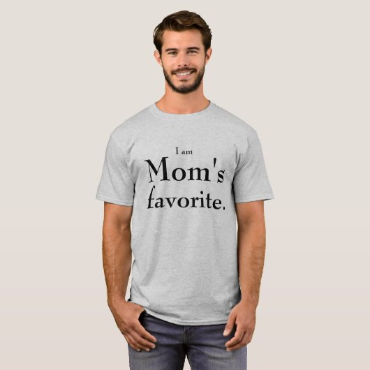 Der Liebling der Mama T-Shirt (Vorne ganz)
