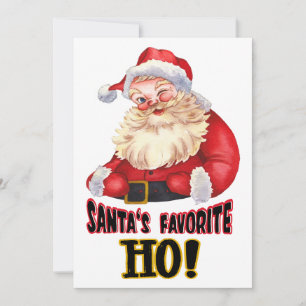Der Liebling des Weihnachtsmanns Feiertagskarte