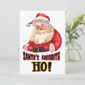 Der Liebling des Weihnachtsmanns Feiertagskarte (Stehend Vorderseite)