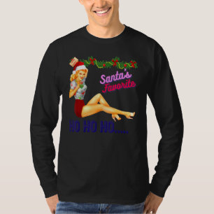 Der Liebling des Weihnachtsmanns Ho Ho Ho Nice Nau T-Shirt