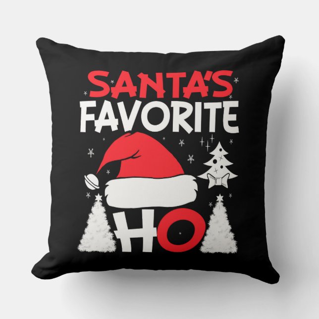 Der Liebling des Weihnachtsmanns Kissen (Vorderseite)