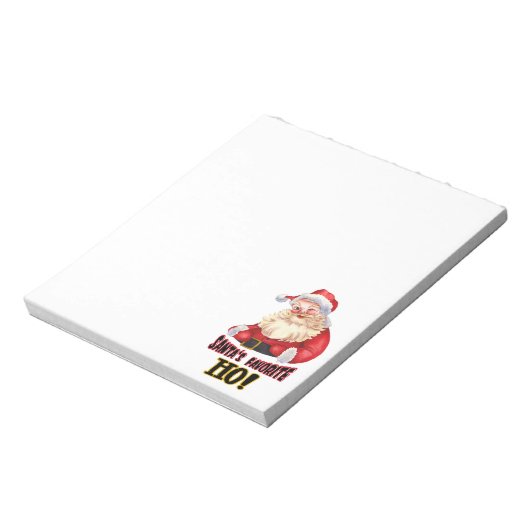 Der Liebling des Weihnachtsmanns Notizblock (Rotiert)
