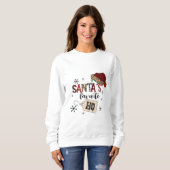 Der Liebling des Weihnachtsmanns Sweatshirt (Vorne ganz)