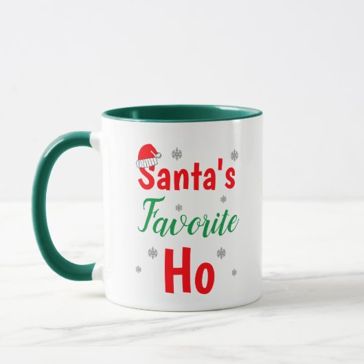 Der Liebling des Weihnachtsmanns Tasse (Links)