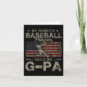 Der Lieblings-Baseball-Spieler nennt mich G-pa Vat Karte