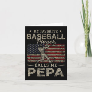 Der Lieblings-Baseball-Spieler nennt mich Pepa-Vat Karte