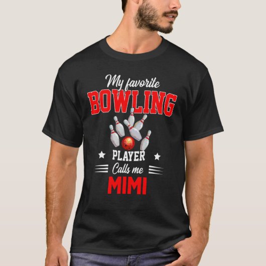Der Lieblings-Bowling-Spieler ruft mich zum Mutter T-Shirt (Vorderseite)