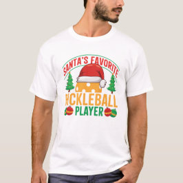 Der Lieblings-Pickleball-Spieler des Weihnachtsman T-Shirt