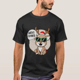 Der Lieblings-Rentiercharakter des Weihnachtsmanns T-Shirt