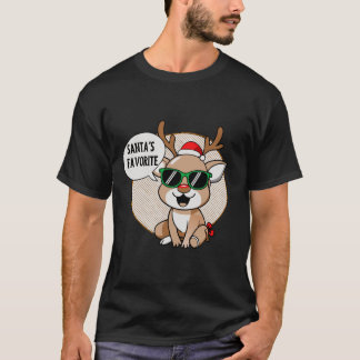 Der Lieblings-Rentiercharakter des Weihnachtsmanns T-Shirt