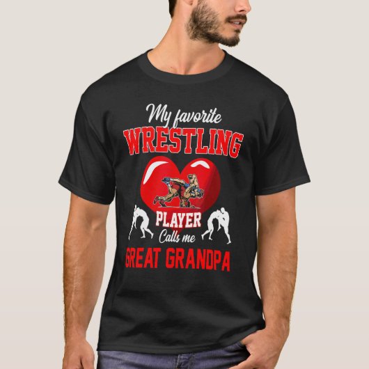 Der Lieblings-Wrestling-Spieler ruft mich zu Große T-Shirt (Vorderseite)