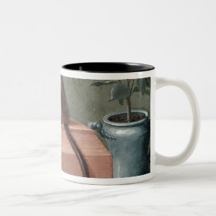Der Lieblingsaffe von Karl Linnaeus Zweifarbige Tasse