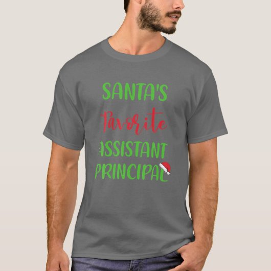 Der Lieblingsassistent des Weihnachtsmanns, Princi T-Shirt (Vorderseite)