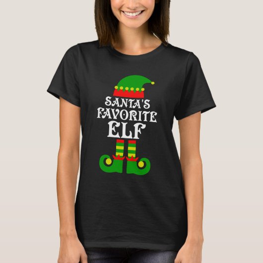 Der Lieblingself des Weihnachtsmannes T-Shirt (Vorderseite)